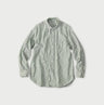 Supima OX 908 Loafer Button Down Shirt Green Stripes