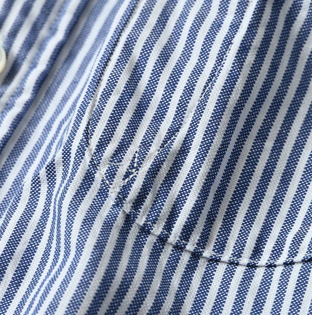 Supima OX 908 Loafer Button Down Shirt Detail