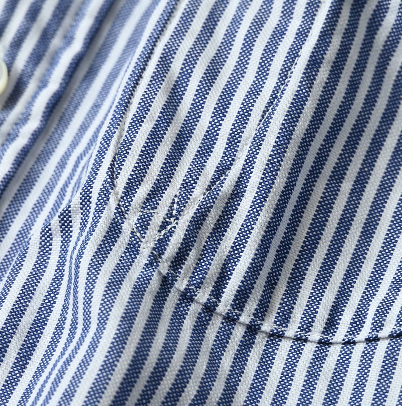 Supima OX 908 Loafer Button Down Shirt Detail