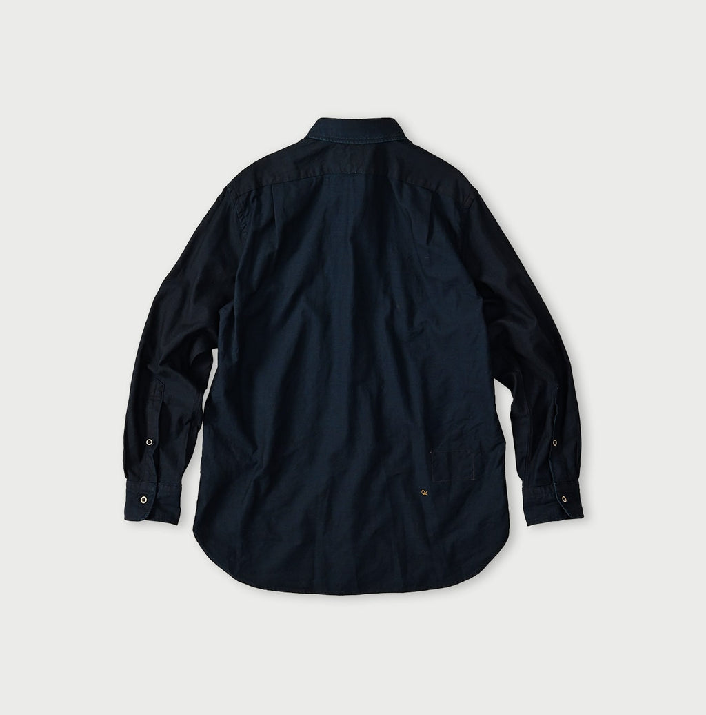Indigo Supima OX 908 Loafer Button Down Shirt Back