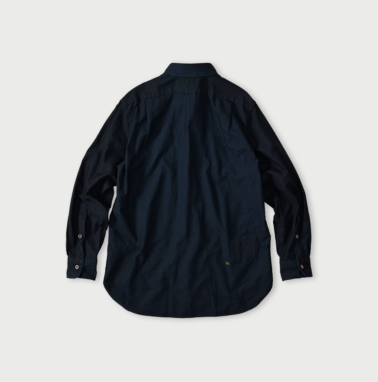 Indigo Supima OX 908 Loafer Button Down Shirt Back