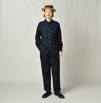 Indigo Supima OX 908 Loafer Button Down Shirt Female Model