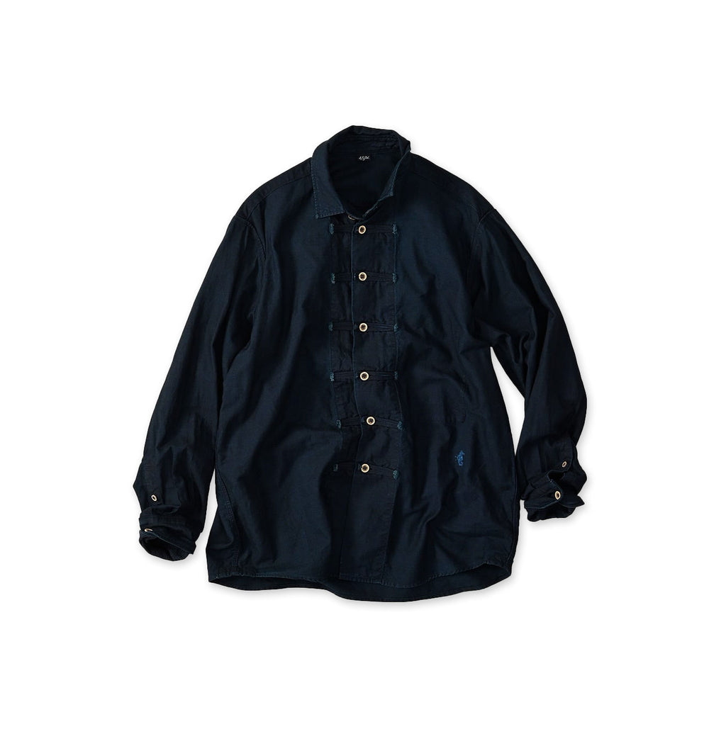Indigo Supima OX 908 8-knot Shirt