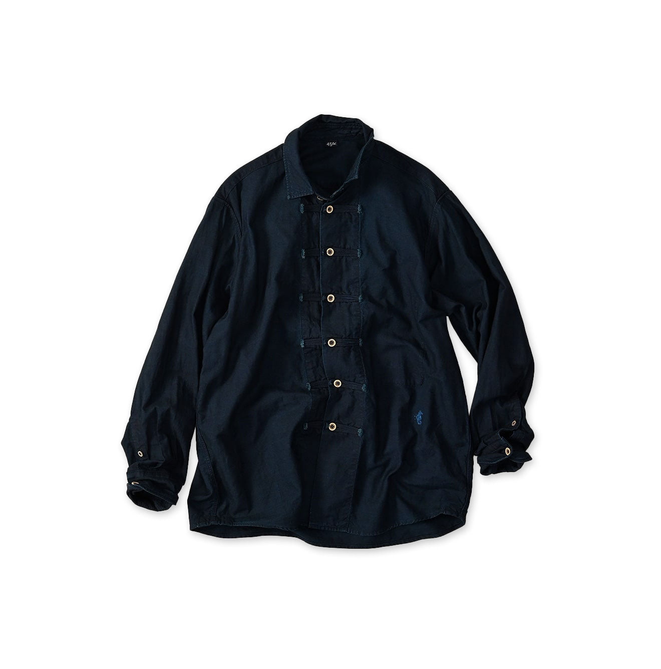 Indigo Supima OX 908 8-knot Shirt