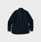 Indigo Supima OX 908 8-knot Shirt Back