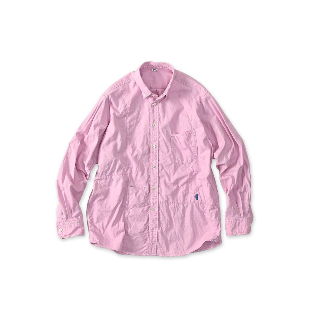 Supima OX 908 Ocean Canvas Shirt Pink Chambray