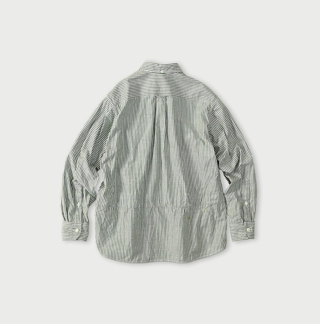 Supima OX 908 Ocean Canvas Shirt Back
