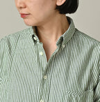 Supima OX 908 Ocean Canvas Shirt Detail