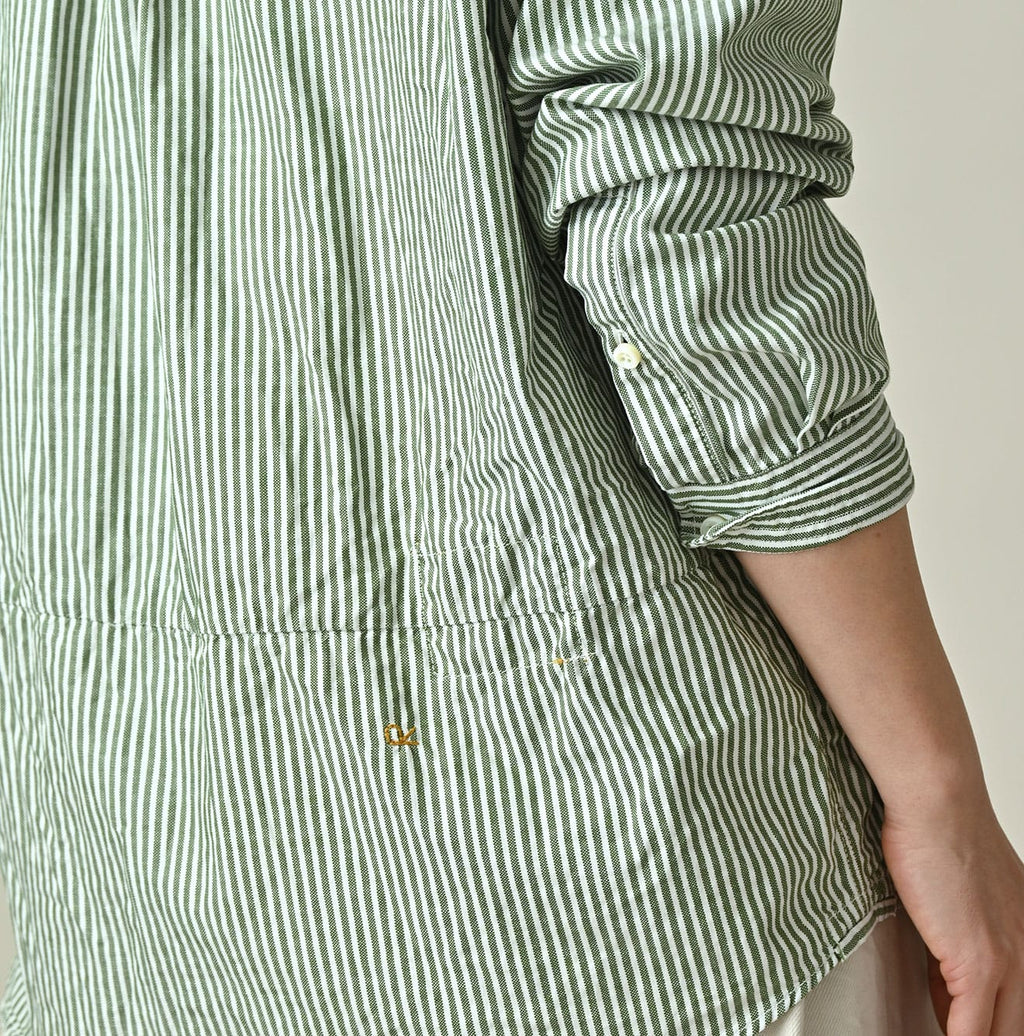 Supima OX 908 Ocean Canvas Shirt Detail