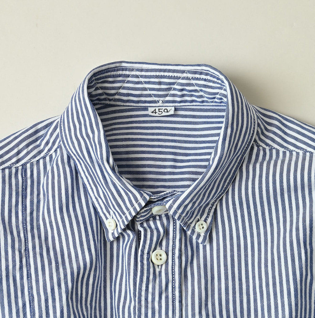 Supima OX 908 Ocean Canvas Shirt Detail