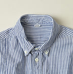 Supima OX 908 Ocean Canvas Shirt Detail
