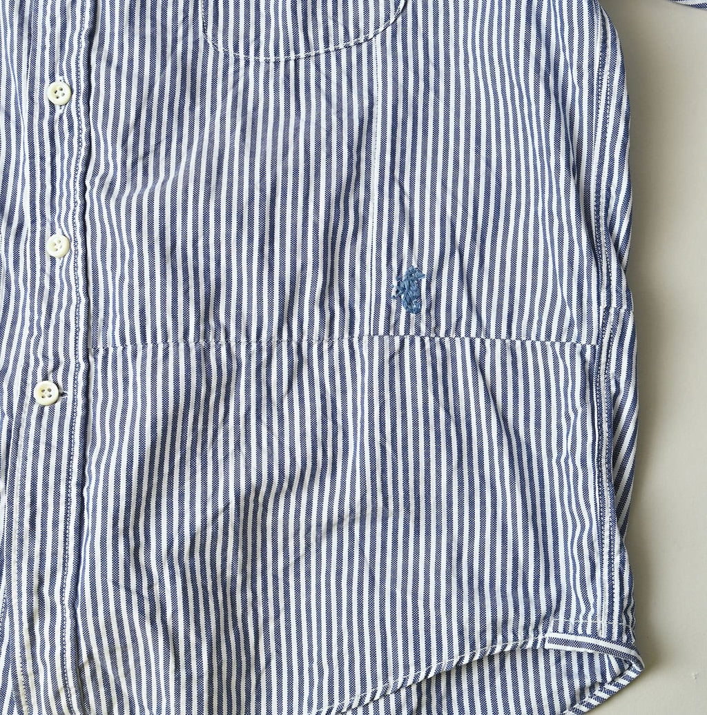 Supima OX 908 Ocean Canvas Shirt Detail