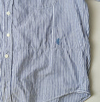 Supima OX 908 Ocean Canvas Shirt Detail