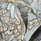 Indian Khadi Flower Sarasa Print 8-knot Shirt Detail