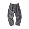 Basket Pattern Jacquard Denim 908 Peg Top Pants
