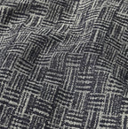 Basket Pattern Jacquard Denim 908 Peg Top Pants Detail