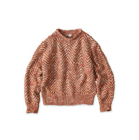Linen Herringbone 908 Sweater