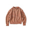 Linen Herringbone 908 Sweater White x Red Herringbone