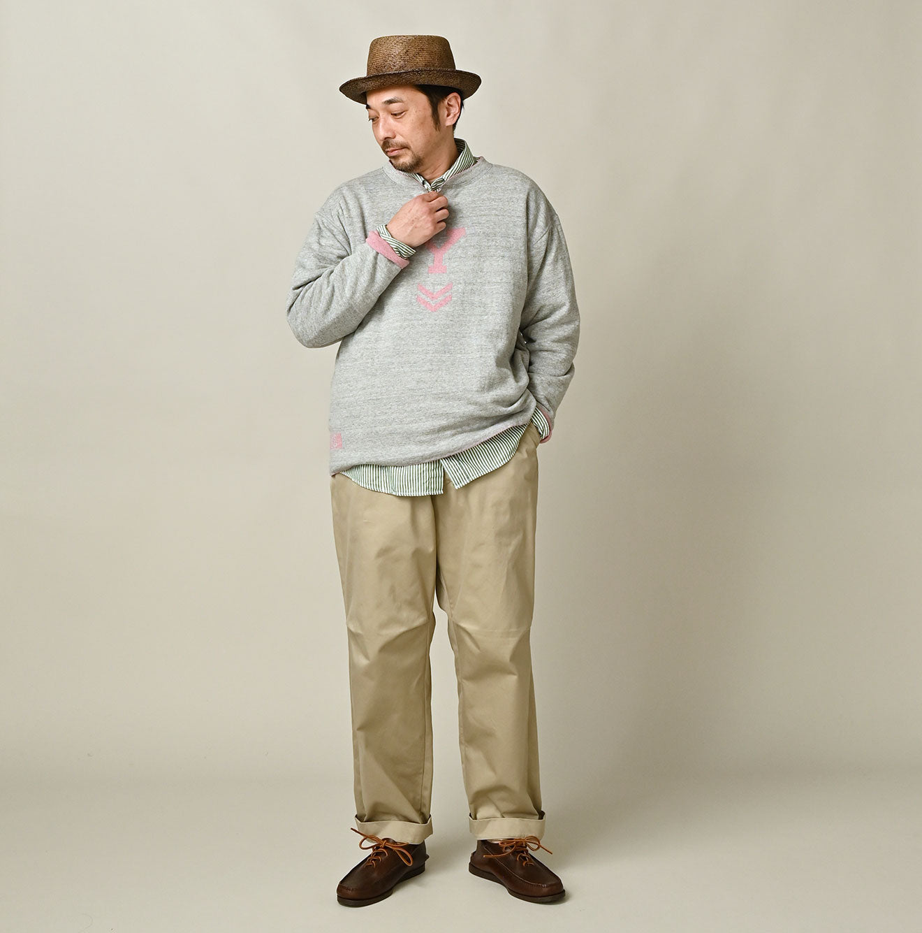 Reversible Jacquard 908 T-shirt Male Model