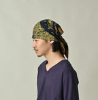 Silk Paisley Big Bandana Male Model