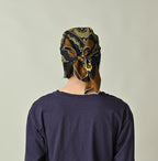 Silk Paisley Big Bandana Male Model