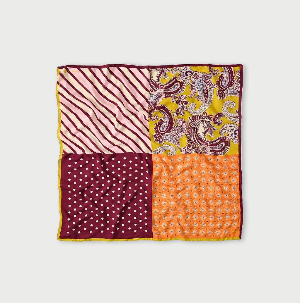 Supima Aya Preppy Mix Furoshiki Pink