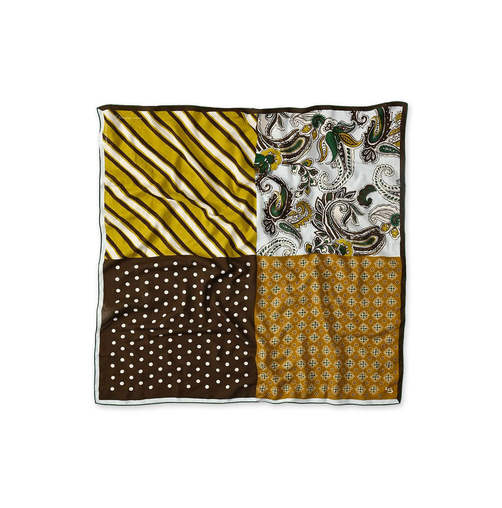 Supima Aya Preppy Mix Furoshiki Brown