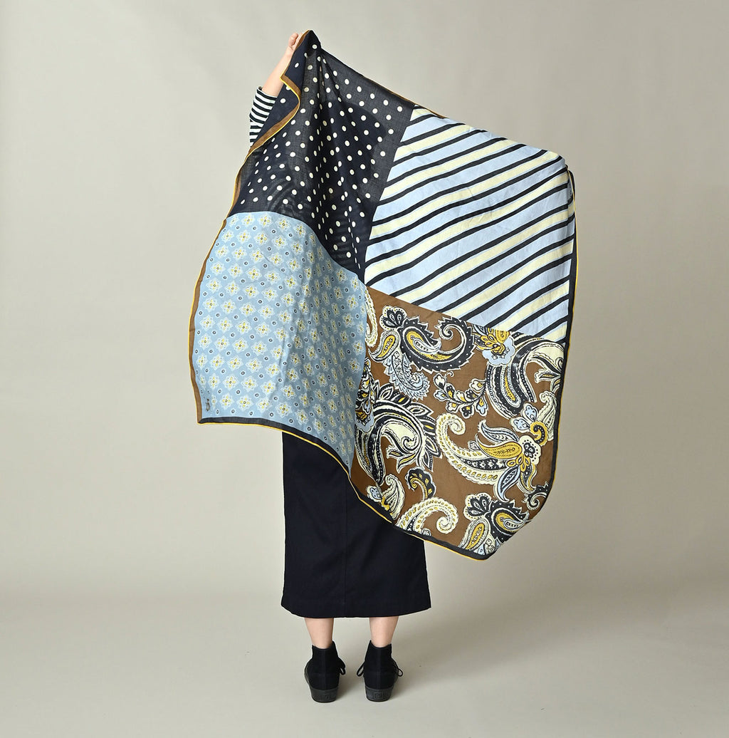Supima Aya Preppy Mix Furoshiki Female Model