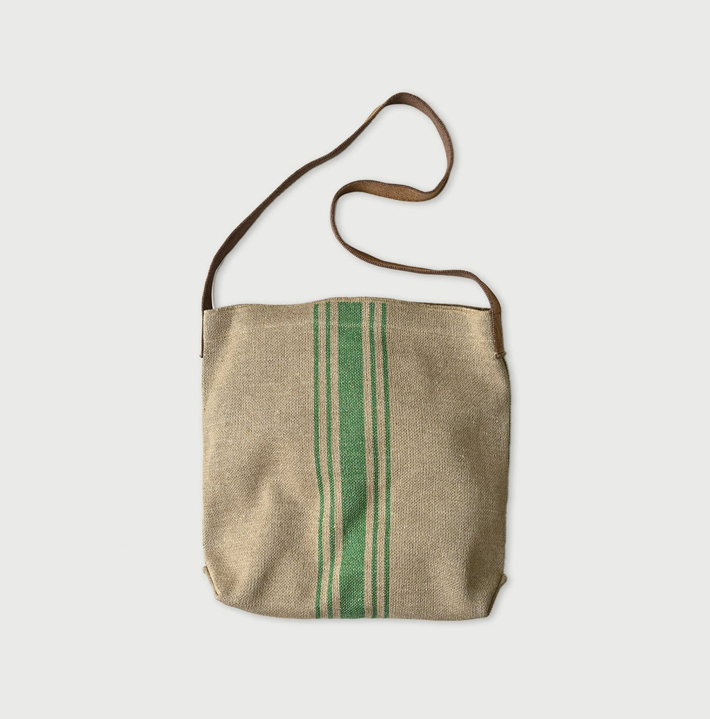 Striped Jacquard Bag Green Stripes