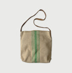Striped Jacquard Bag Green Stripes