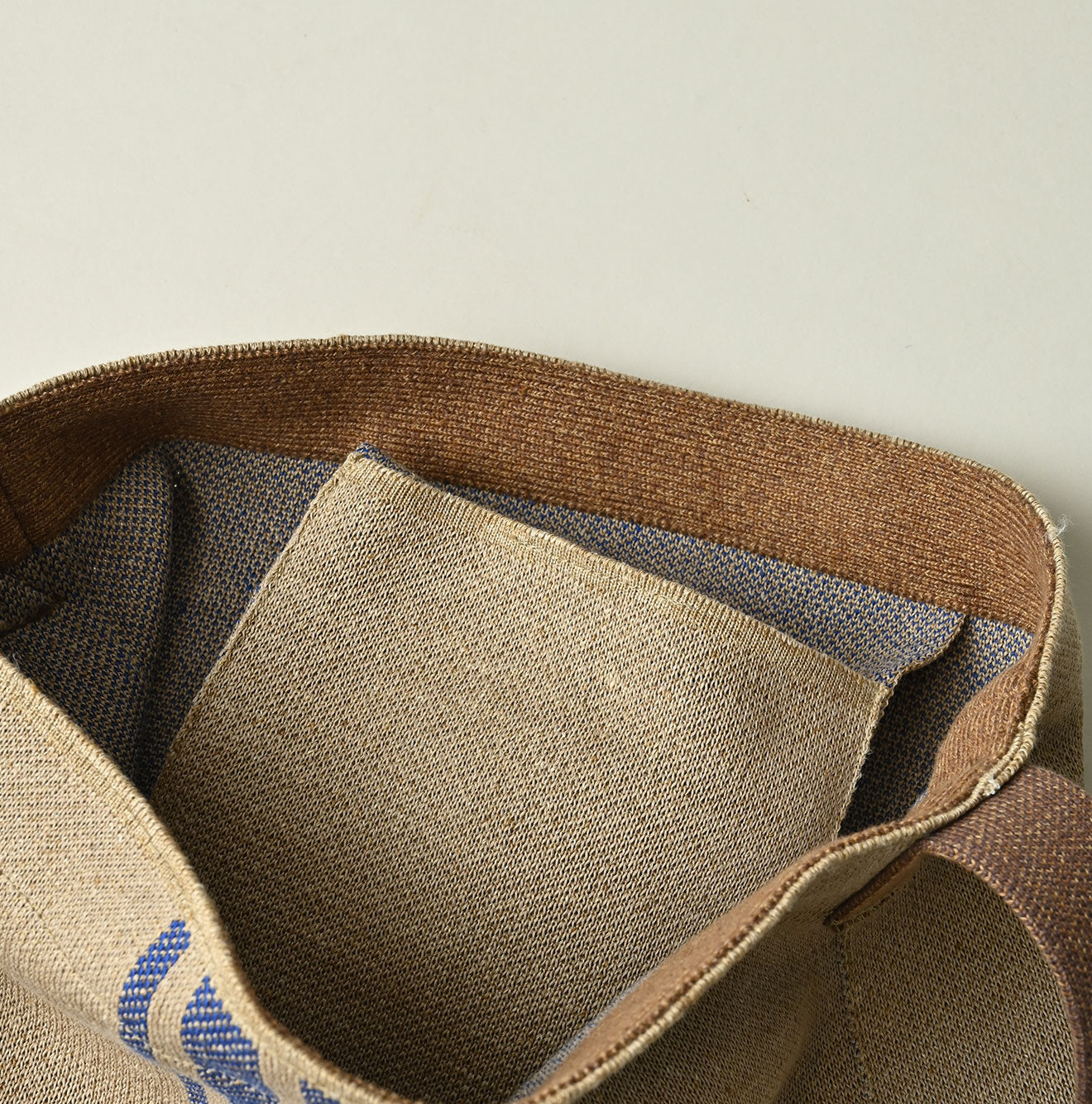 Striped Jacquard Bag Detail
