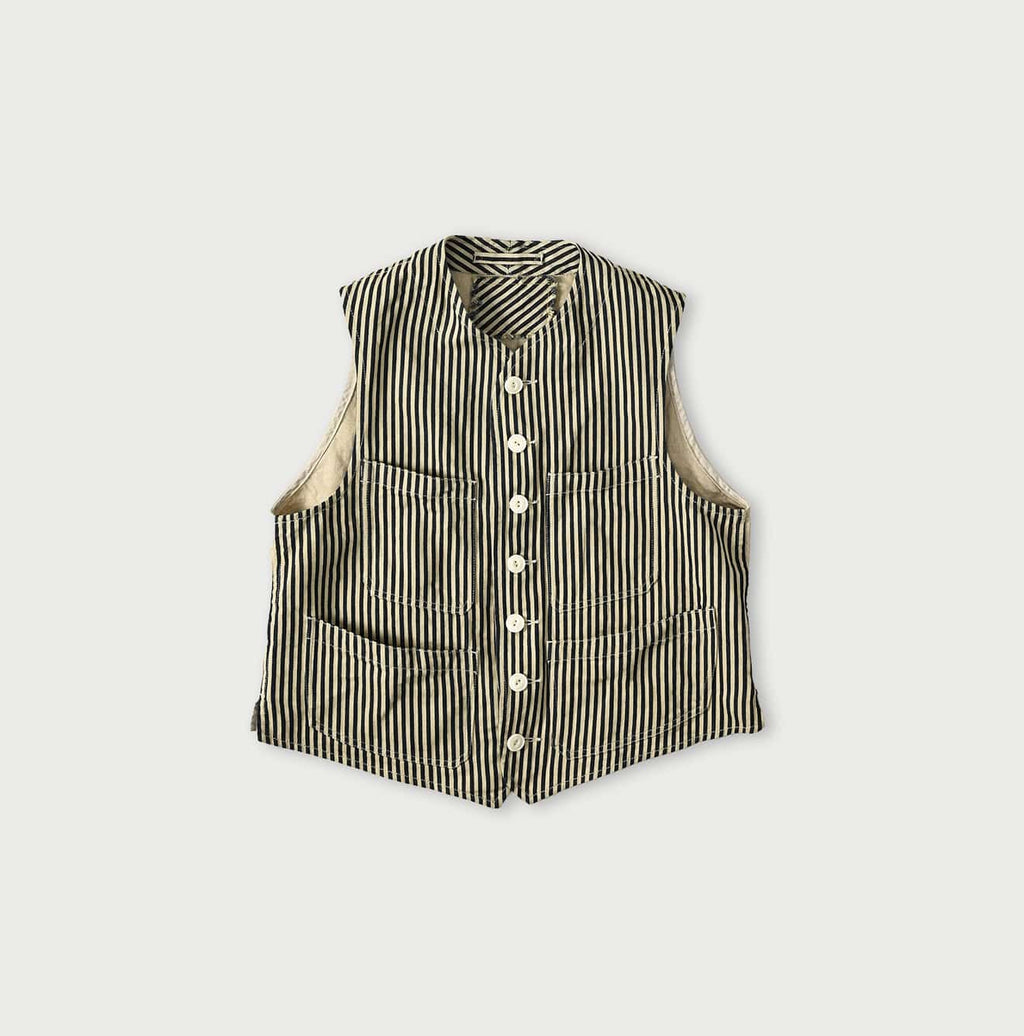 IroIro Hickory 908 Vest Herringbone Hickory Nou