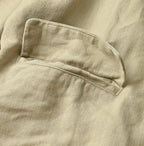 Linen Herringbone 908 Uma Jacket Detail