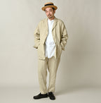 Linen Herringbone 908 Uma Jacket Male Model