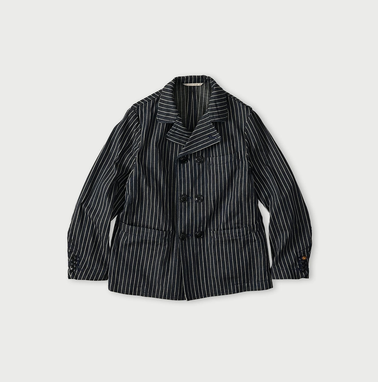 IroIro Hickory 908 Manolo Jacket Denim Pin Hickory Nou