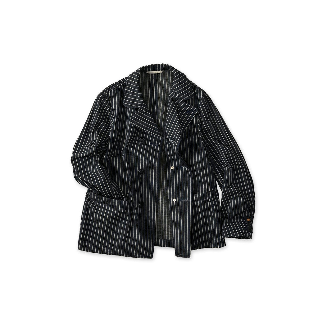 IroIro Hickory 908 Manolo Jacket Denim Pin Hickory Nou