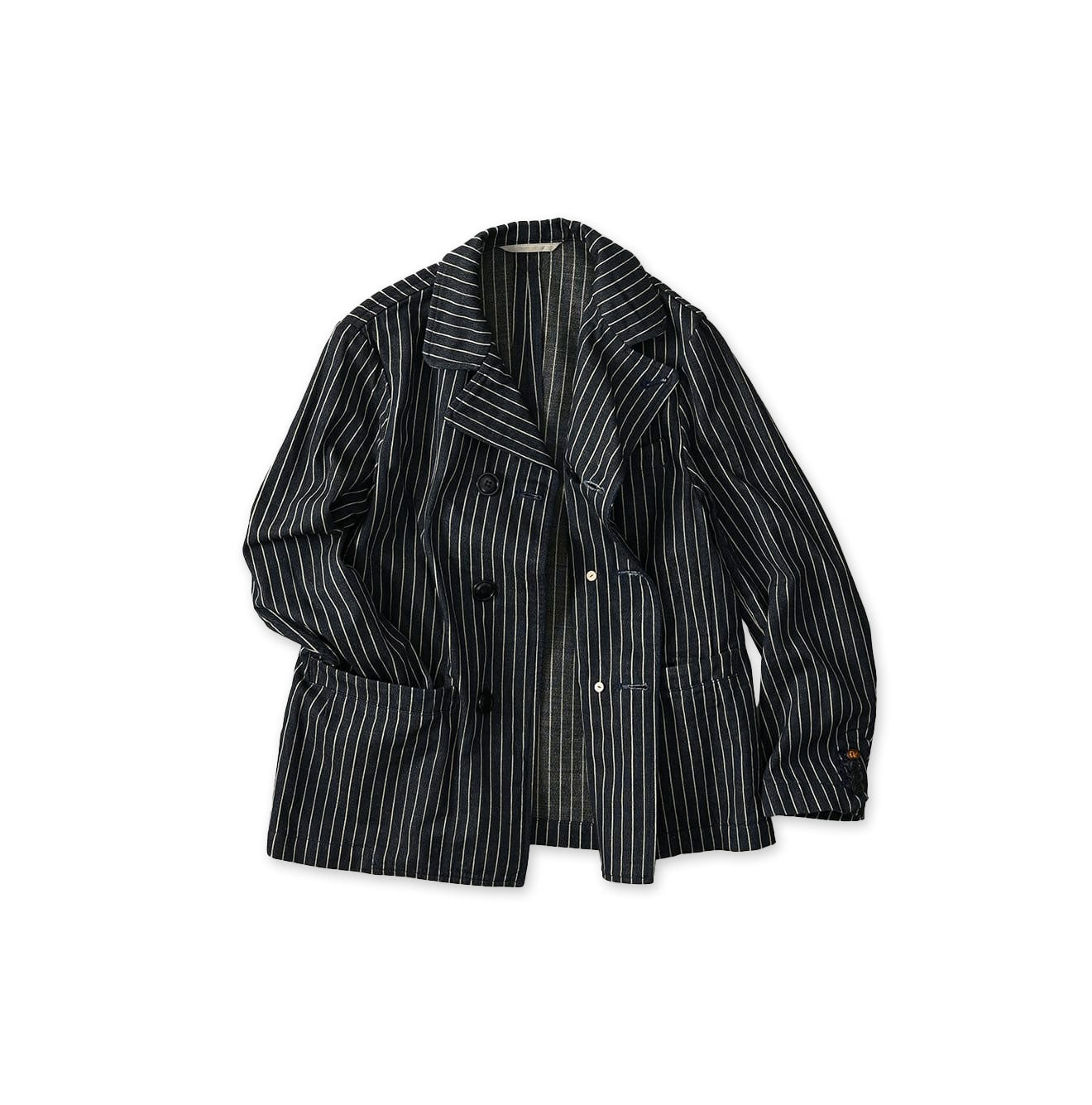 IroIro Hickory 908 Manolo Jacket Denim Pin Hickory Nou