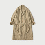 Linen Cloth 908 Work Coat Linen Beige