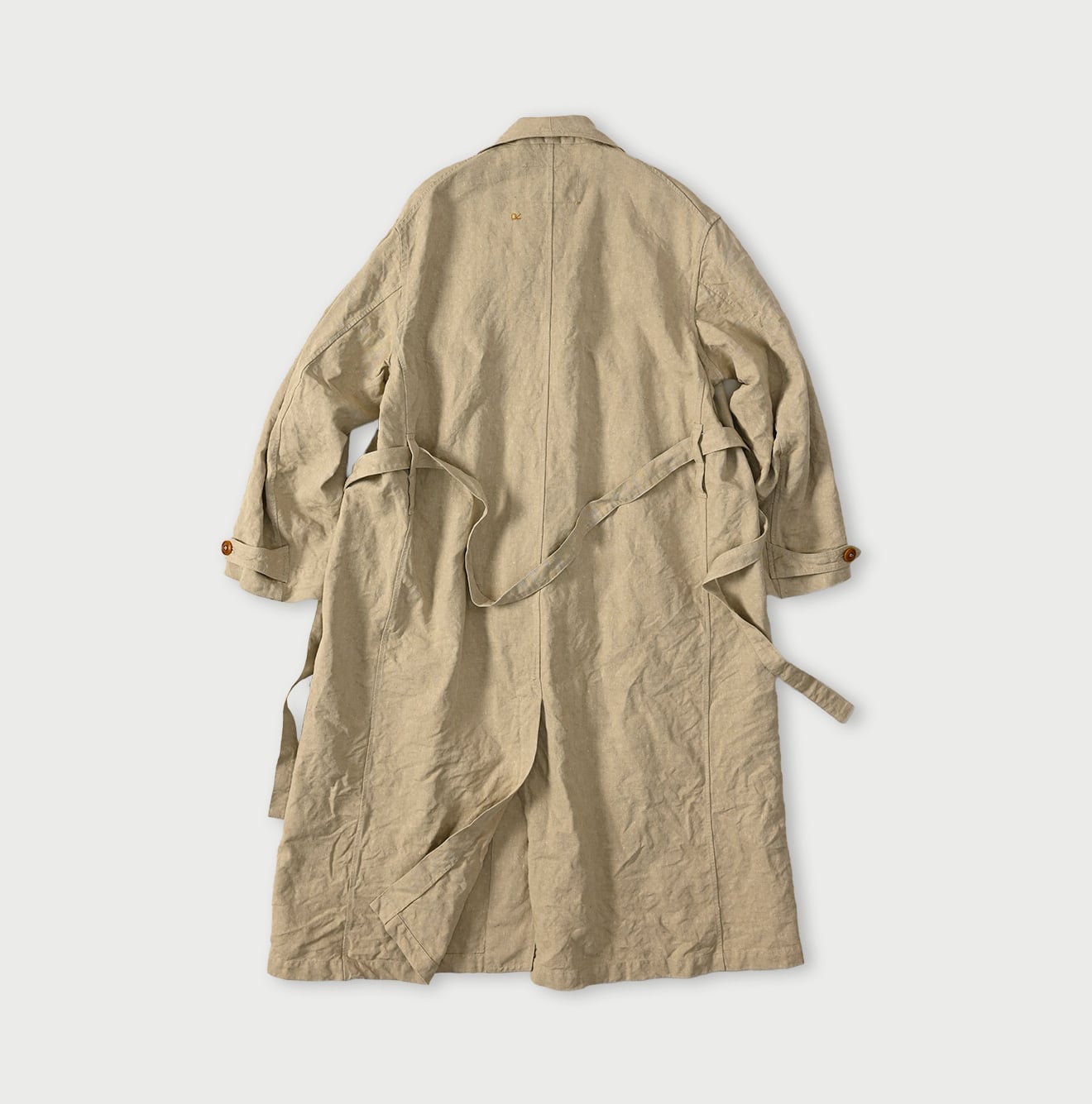 Linen Cloth 908 Work Coat Linen Back