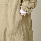 Linen Cloth 908 Work Coat Linen Detail