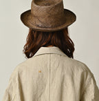 Linen Cloth 908 Work Coat Linen Detail