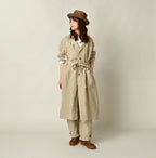 Linen Cloth 908 Work Coat Linen Female Model