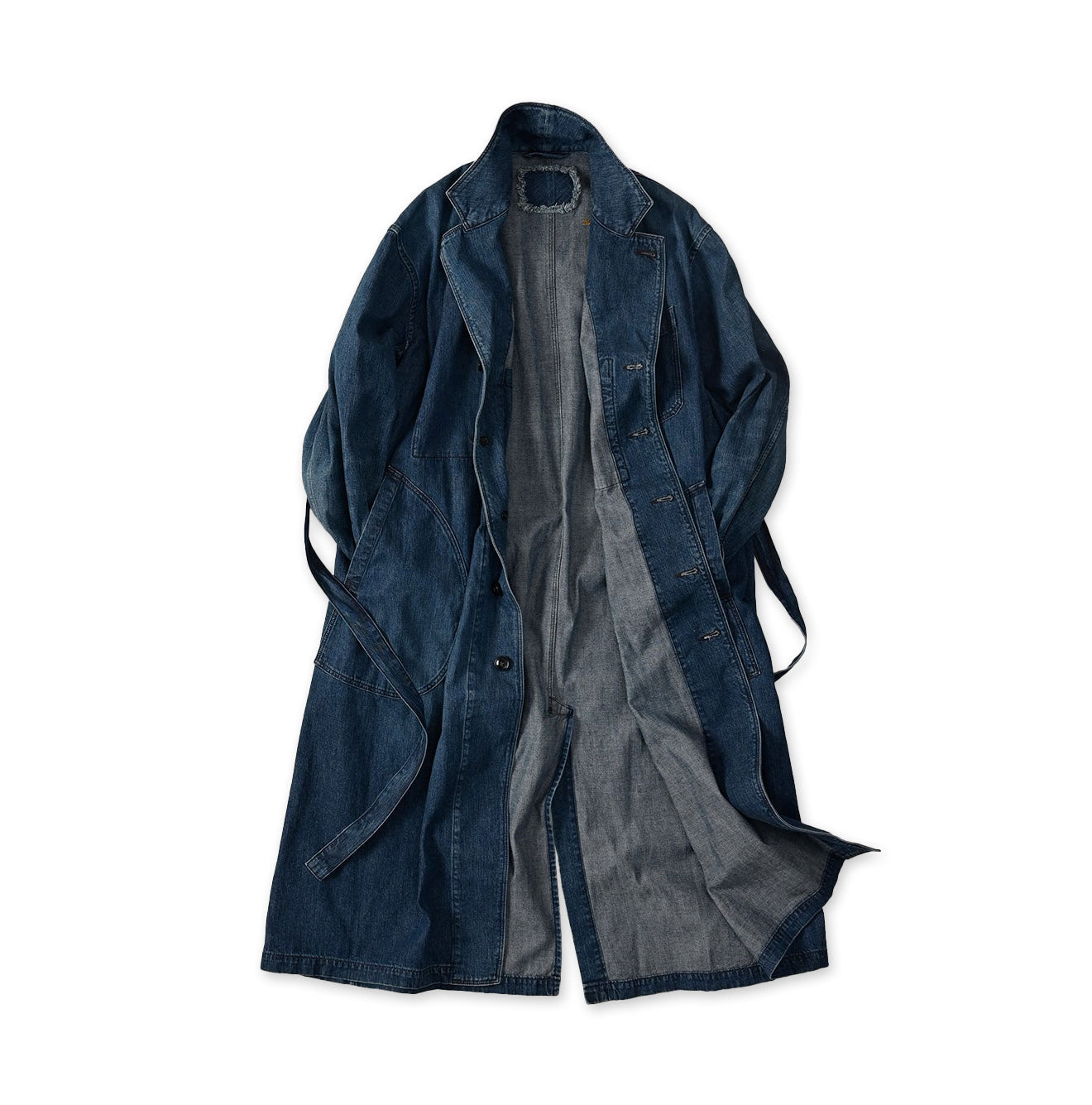 Indigo Mugihiko Denim 908 Work Coat Zyu