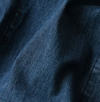 Indigo Mugihiko Denim 908 Work Coat Zyu Detail