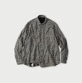 Indigo Double Woven 908 Ocean Eastern Shirt BENKEI Plaid