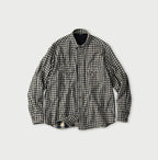 Indigo Double Woven 908 Ocean Eastern Shirt BENKEI Plaid