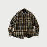 Indigo Double Woven 908 Ocean Eastern Shirt KASANE Plaid