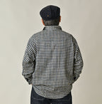 Indigo Double Woven 908 Ocean Eastern Shirt