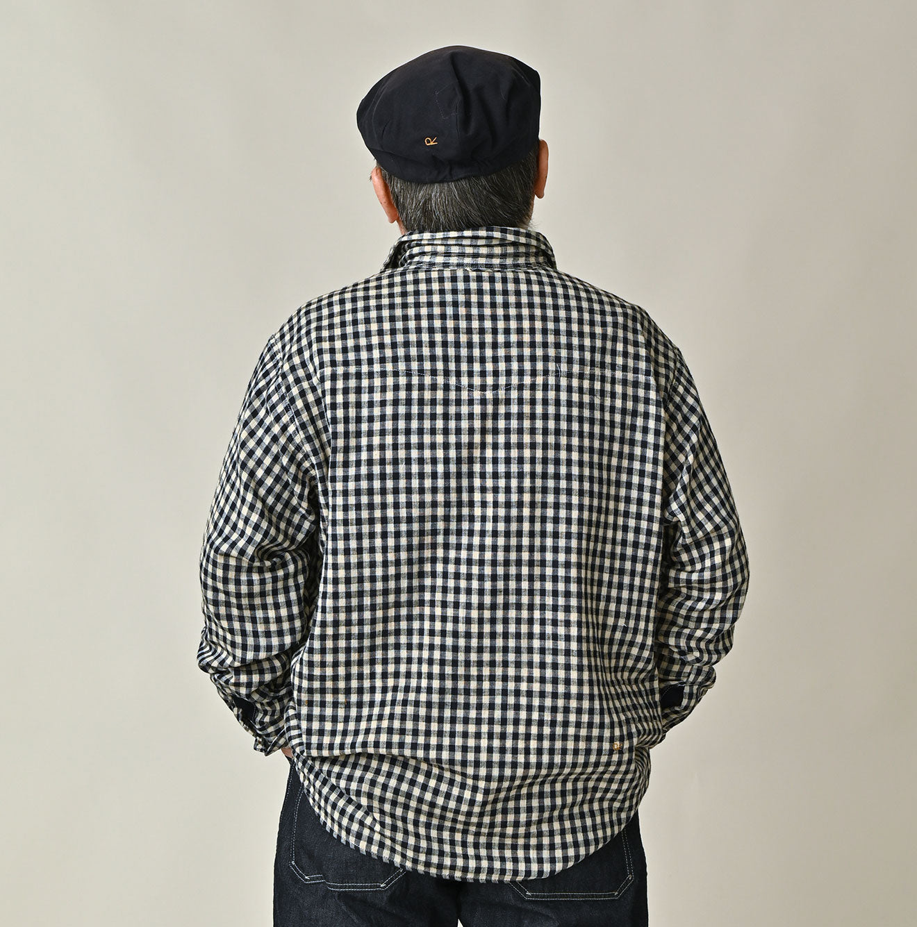 Indigo Double Woven 908 Ocean Eastern Shirt