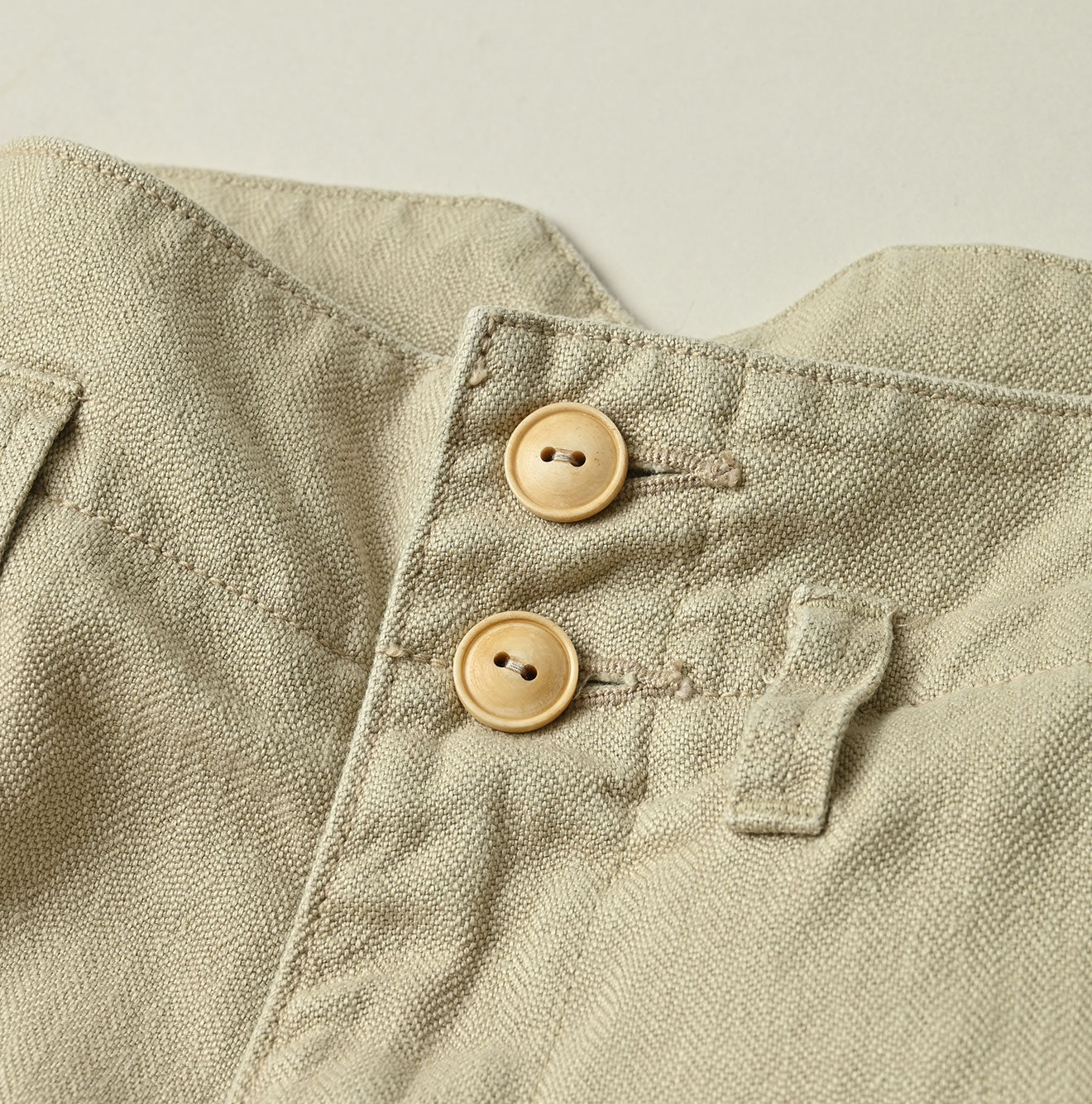 Linen Herringbone 908 Joppan Detail